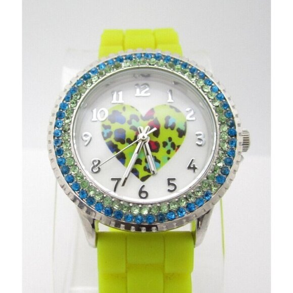 Women's Frenzy Heart Shape Quartz WR Analog 37mm Dial Causal Round Watch (F179) - Picture 1 of 11